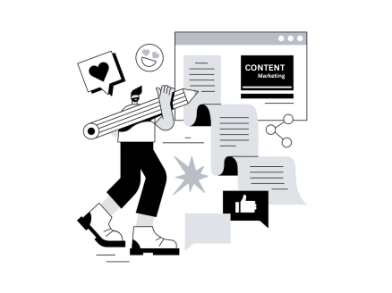 Content Marketing Illustration